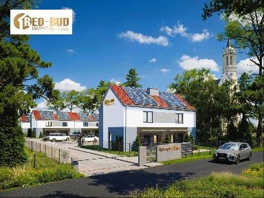Nowe Szeregi Bezczynszowe 69 m2, Parking, Fotowoltaika, Ogródek