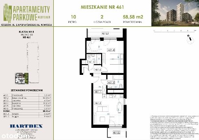 Apartamenty Parkowe | mieszkanie 2-pok. | 461