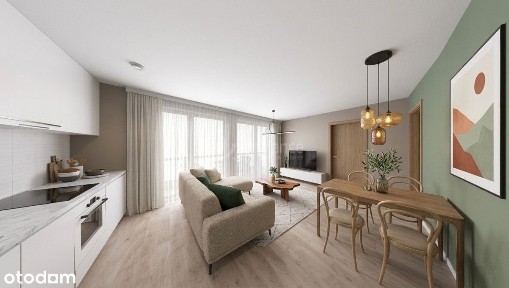 Narożne ustawne 73m² południe las Gdynia
