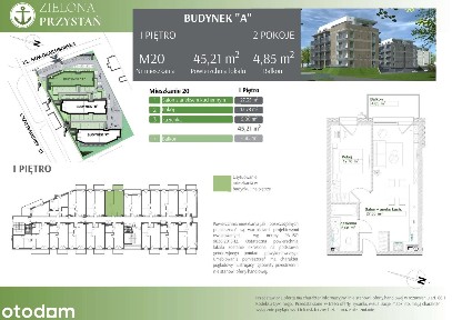 2-pokojowe mieszkanie 43m2 + taras Bez Pośredników