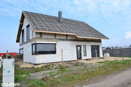 Nowy dom stan surowy zamknięty 188m2 z garażem Pakosław ul.Francuska