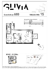 PRZESTRONNE Trzypokojowe Osobna KUCHNIA / Ogrzewanie PODŁOGOWE GLIVIA