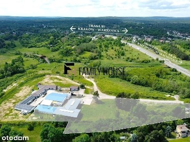 Hale 1884m2 działka 1,3ha przy trasie S7