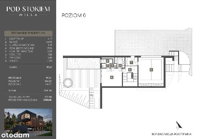 5-pokojowy dom 296m2 + taras Bezpośrednio