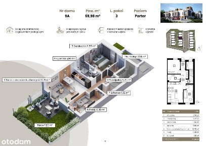 Design, Ogród, Taras na dachu -59m² przy Lwowskiej