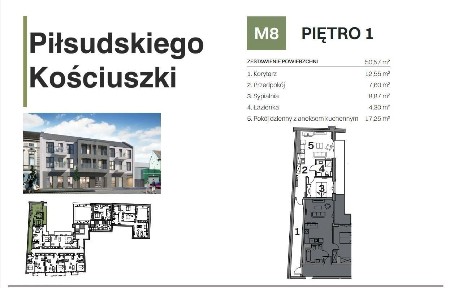 Nowe mieszkanie 42,66 m² balkon WINDA