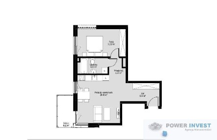 2 pokoje | 45,85 m² | balkon | blisko centrum