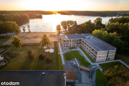 Apartament nad jeziorem Ukiel z basenem i sauną