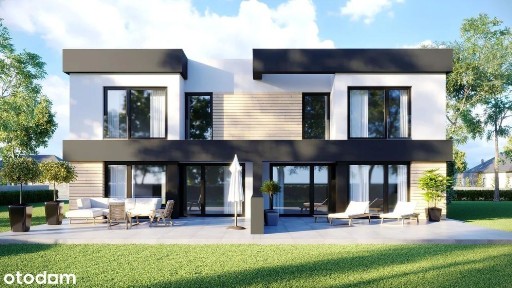 1/2 bliźniak 113 m² działka 548 m² garaż pompa ciepła, Adamowizna