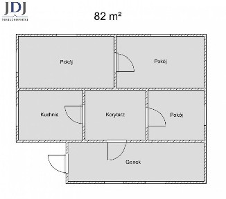 Dom wolnostojący 82 m2, działka 16 ar. Drogojówka