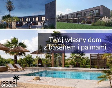 Nowoczesny dom z basenem i tropikalnym ogrodem