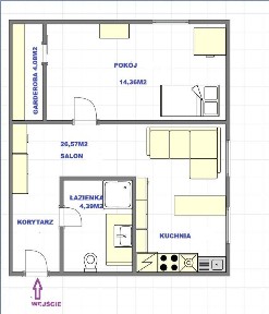 Mieszkanie|M-3|49.3m2|1p.|po remontcie|Mickiewicza
