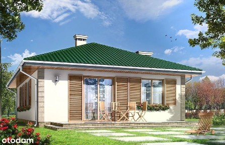 Nowy Dom 105m² Balcerów - przy lesie, 500m do zalewu | Stan Surowy.