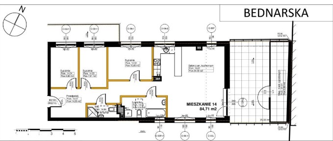 Atrakcyjny Apartament 4 pokojowy na Górnej