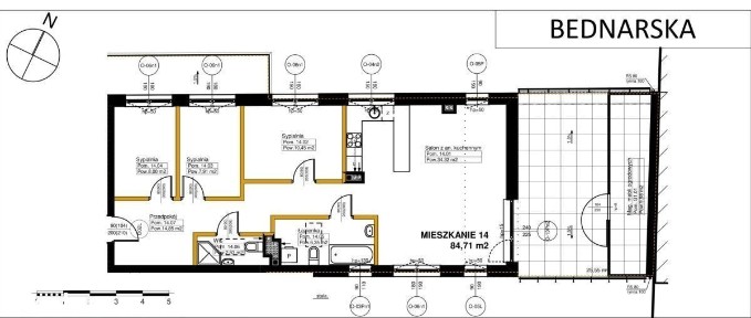 Atrakcyjny Apartament 4 pokojowy na Górnej