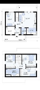 Skandynawski styl i technologia Energooszczędny dom szkieletowy drewniany 115m² na działce 840m² 4339zl/m² brutto! Dobroń 15min Ikea bdb lokalizacja