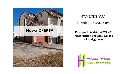 Zamieszkaj i wynajmuj - POD Inwestycję - centrum Człuchowa, NOWA CENA