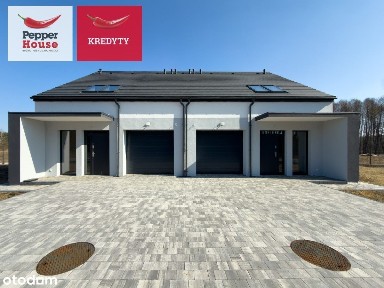 Nowoczesny bliźniak 140 m2 Przyłęki Działka 700m2