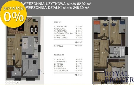 Zaczernie | 82,92 m² | ogród | taras