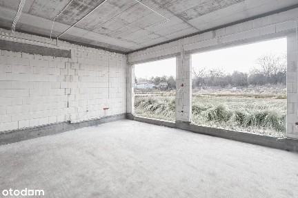 Bliźniak z garażem na działce 450m