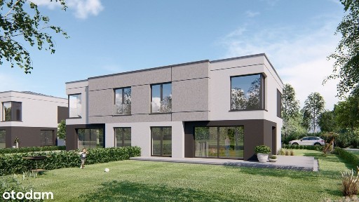 Duży nowoczesny dom pod lasem w Lesznowoli 154,07 m2