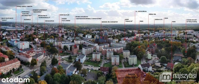 Goleniów- kawalerka na parterze z ogródkiem