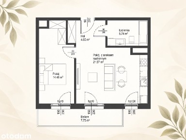 -1000zł/m2! 3pok 50,07m2 IIp. Balkon Mistrzejowice