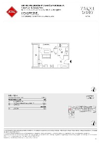 1-pokojowe mieszkanie 28m2 + loggia