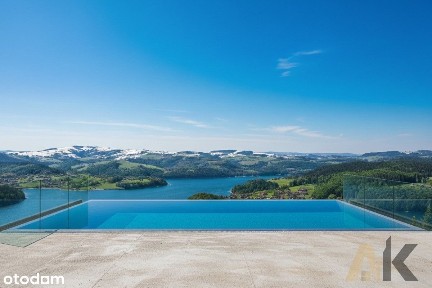 Dom z niezagrożoną panoramą na jezioro Rożnowskie