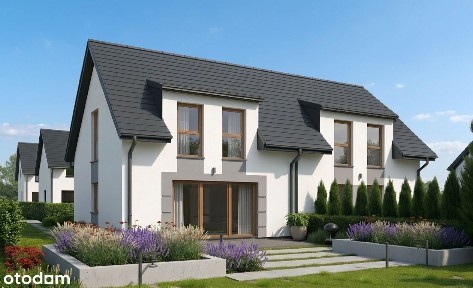 Ostatni wolny! Dom w zabudowie bliźniaczej 115m² z pompą ciepła