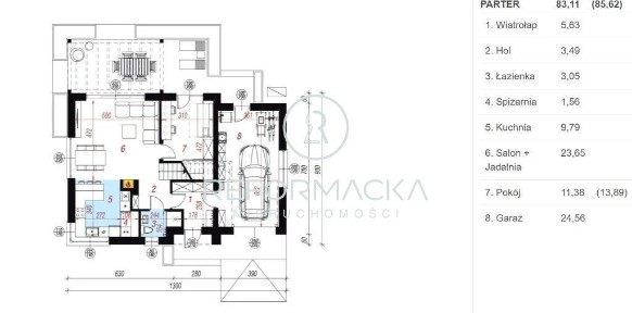 Dom z garażem Przy Lesie | działka ok. 10 ar