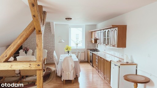 Mieszkanie 73,81 m² na poddaszu kamienicy | 3 pokoje | belki, skosy