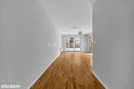 Jasne 45 m² z ogródkiem, cisza i dobra komunikacja