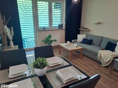 Słoneczne 2-pokojowe mieszkanie 37,92 m2 z tarasem na Os. Europejskim