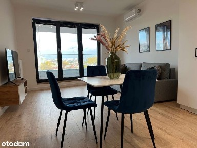 Nowoczesny jasny apartament 33 m2 z widokiem na Kraków