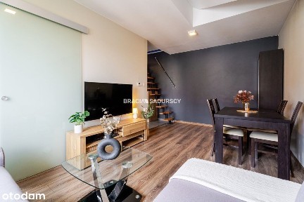 Dwupoziomowe mieszkanie 70 m² w granicy Krakowa