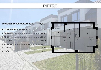 Skrajny dom szeregowy 136,9 m² | działka 331 m² | podłogówka | rozbudowana elektryka i hydraulika| rolety zewnętrzne