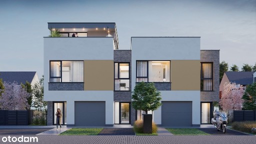 Dwupoziomowy apartament o powierzchni 62 m² ze 133 metrowym ogrodem
