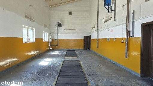 Hala warsztatowa 284 m² na działce 1255 m²