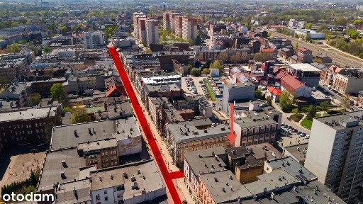 Lokal usługowy z witryną w centrum Chorzowa przy ulicy Wolności