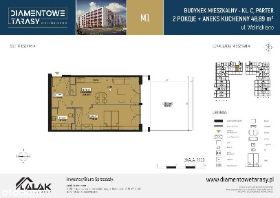 Diamentowe Tarasy ul. Wolińskiego Budynek C - M01