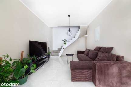 Nowoczesny Dom w zabudowie szeregowej 70 m2, 4 pokoje, ogród