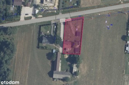 Mały dom parterowy na wsi, ok. 50 km od Warszawy. Mlęcin