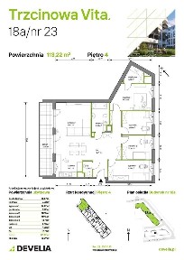 5-pokojowe mieszkanie 113m2 + balkon