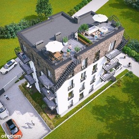 Prywatny taras 70 m2 na dachu-widok na morze
