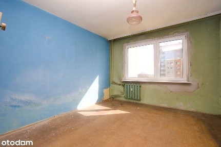 2 pokoje, balkon, do remontu