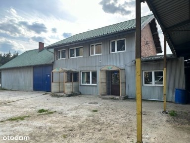 Budynek 200m2, betoniarnia, działka 40ar, Praszka