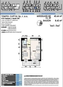 Nowe mieszkanie | Ukończona Inwestycja Deweloperska SPALSKA 58 | 41,24m2 | Balkon 8,4 m2