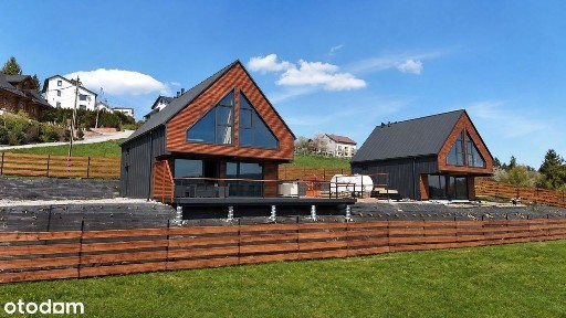 Nowoczesny dom na widokowej działce - 120 m2, Koniaków