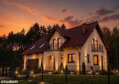 Nowoczesny dom przy lesie, 15 minut od Olsztyna, 192 m łącznej pow